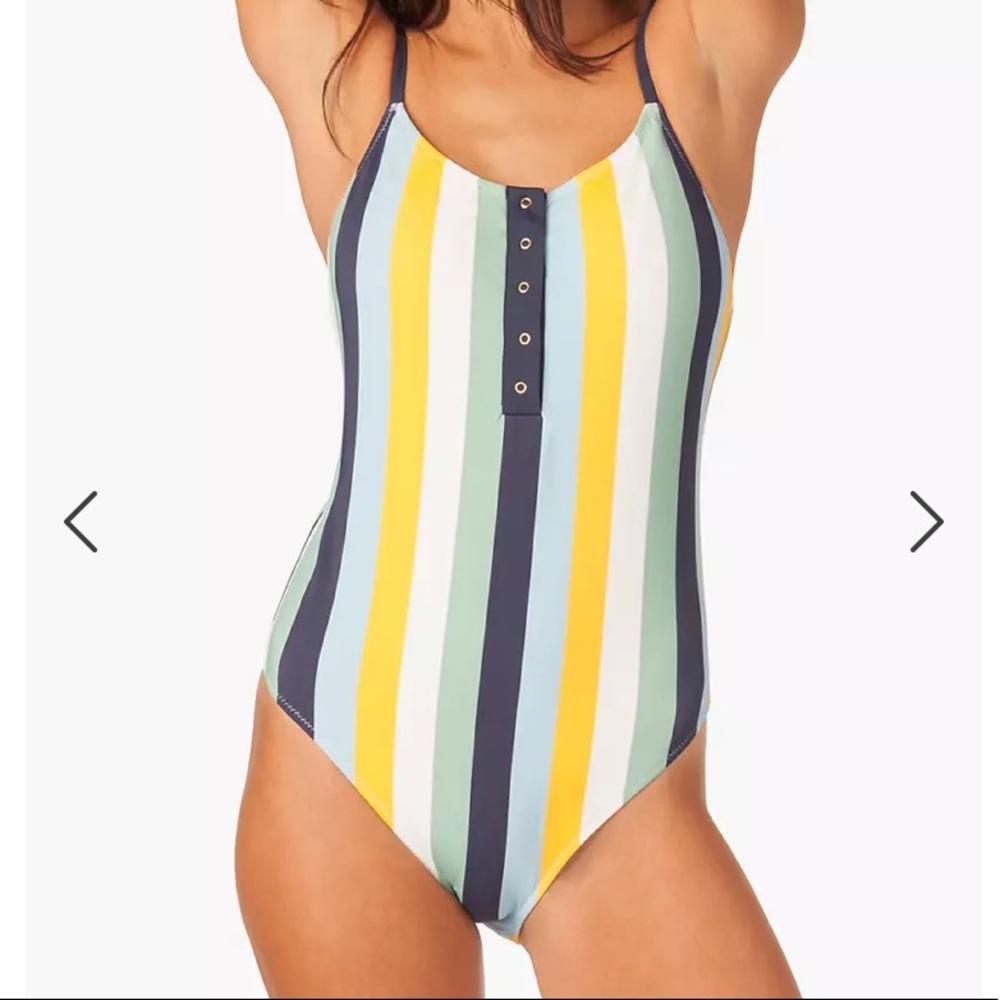 COPY - LIVELY™ Henley One-Piece Swimsuit in Sunny Stripe